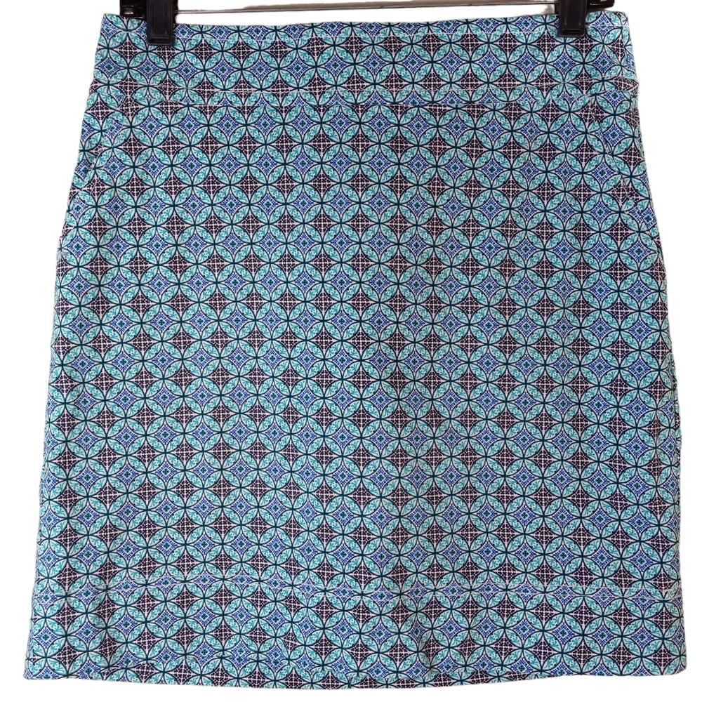 Talbott classic printed summer size 6p back zip closure